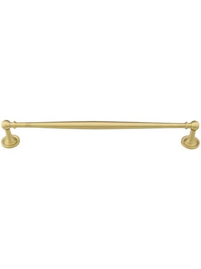Rhode Cabinet Pull - 10 inch Center-to-Center in Satin Brass.